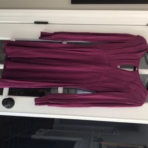 Eggplant long sleeve free people dress!